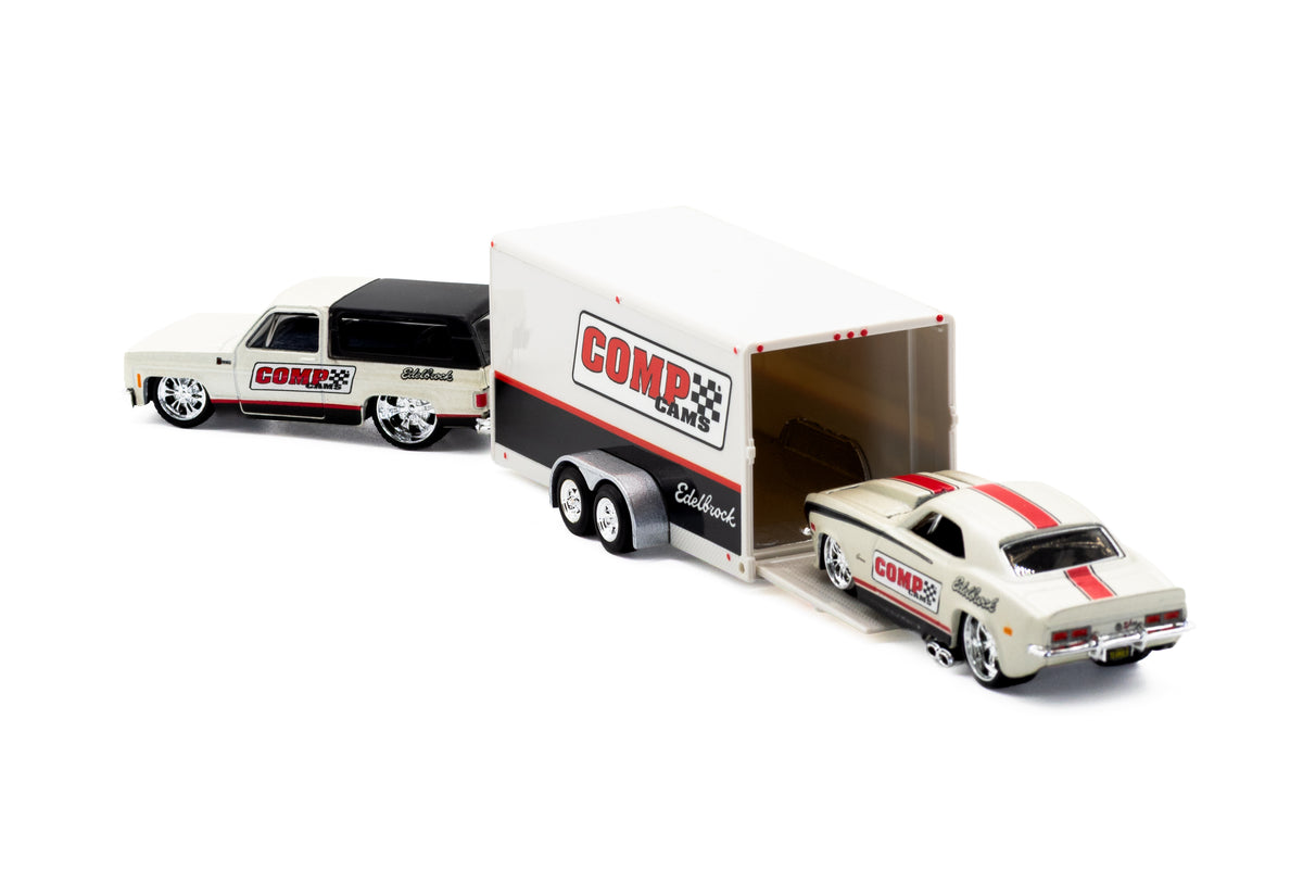 Chevrolet 1979 DTH Blazer/Camaro Z28 Con Remolque  A Escala 1:64
