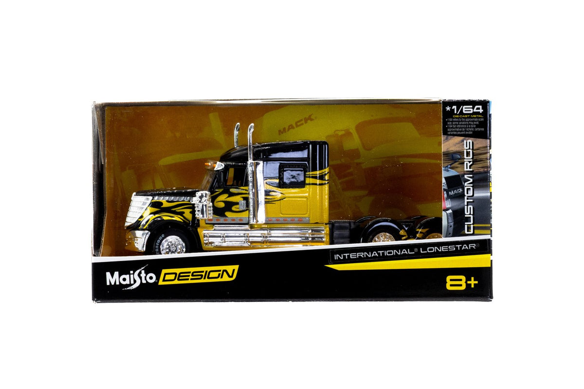 Cabeza de Tráiler International LoneStar Custom Rigs Maisto Desing Escala 1:64