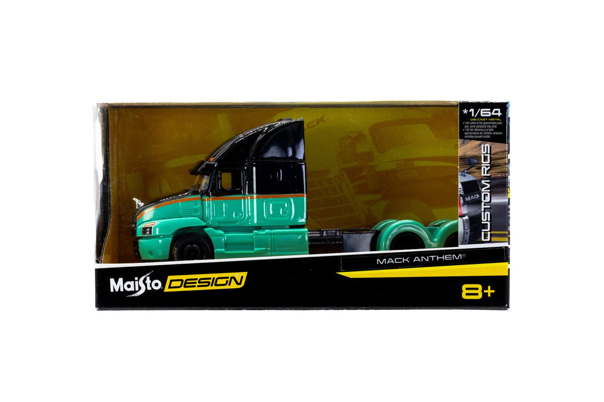 Cabeza de Tráiler Mack Anthem Miami Custom Rigs Maisto Desing Escala 1:64