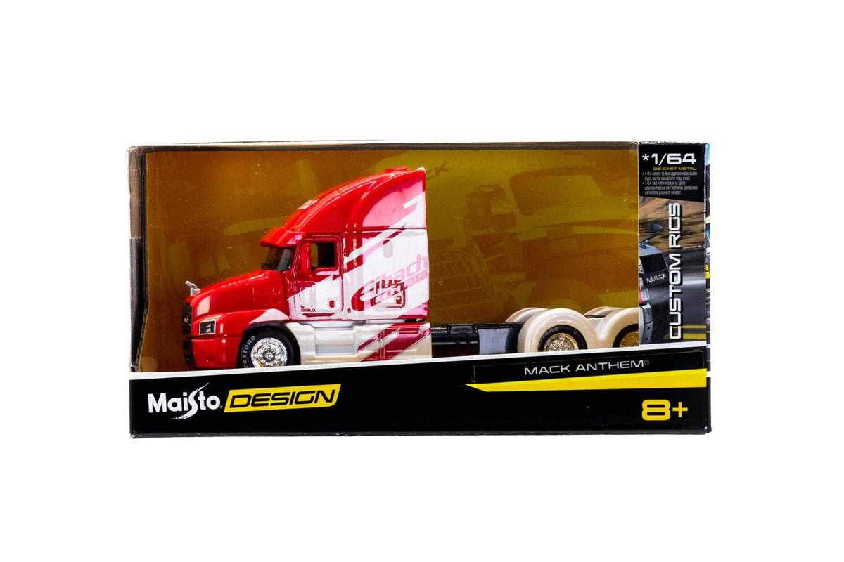 Cabeza de Tráiler Mack Anthem Custom Rigs Maisto Desing Escala 1:64
