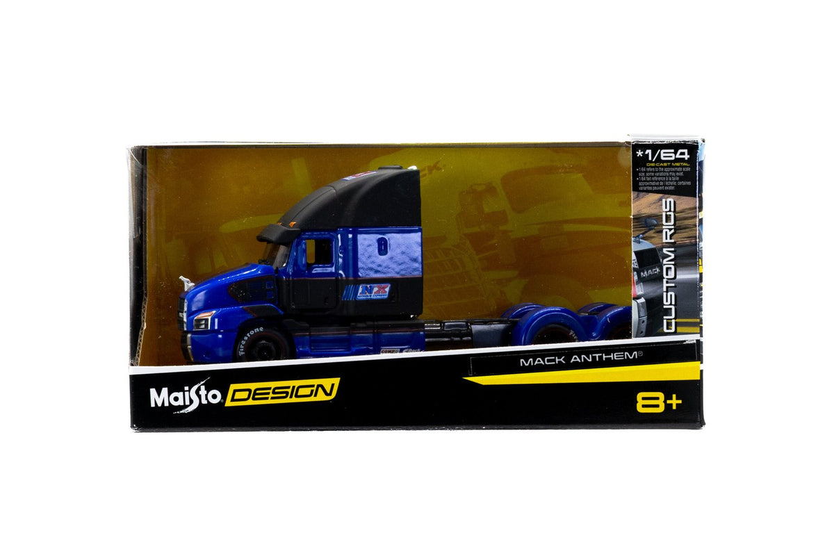 Cabeza de Tráiler Mack Anthem Custom Rigs Maisto Desing Escala 1:64