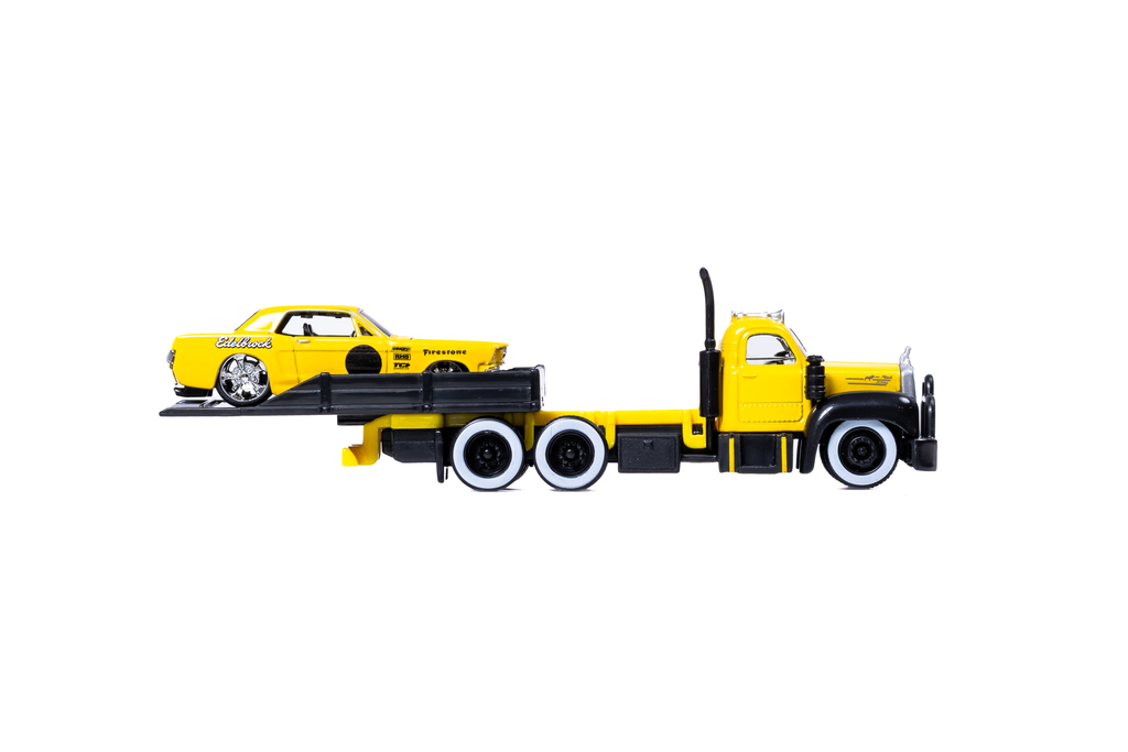 Trasportador Elite 1953 Mack B-61 Flatbed 1965 Ford Mustang
