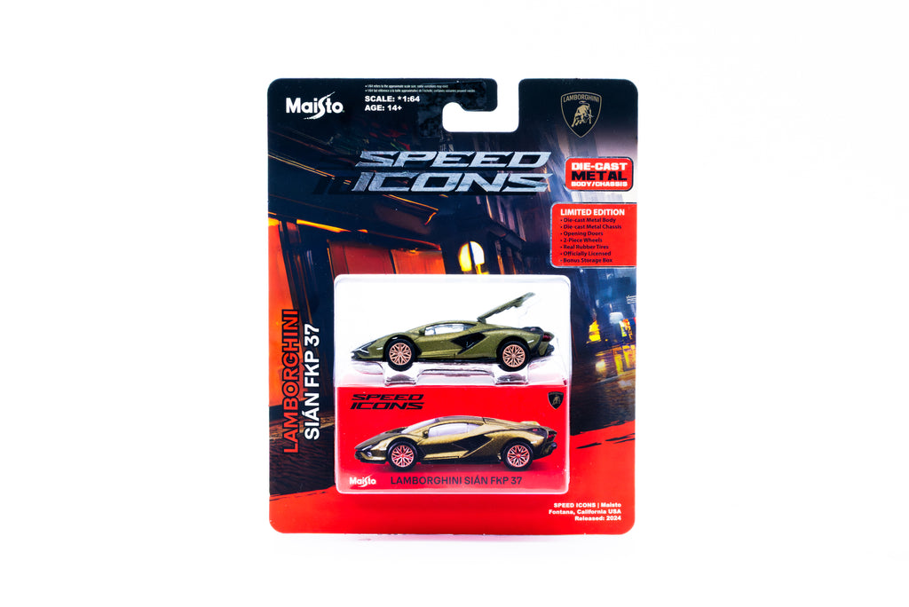 Lamborghini Sian Fkp Maisto Speed Icons A Escala 1:64