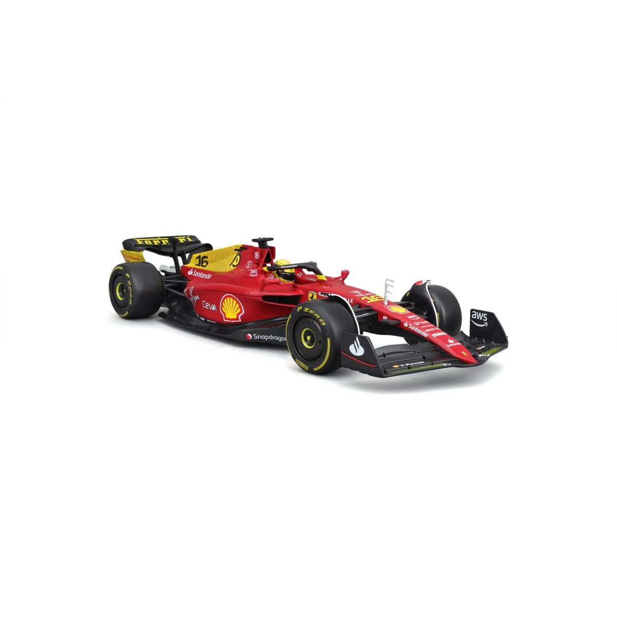 Ferrari F1-75 2022 Edición Especial Aniversario a Escala 1:18 - Leclerc #16