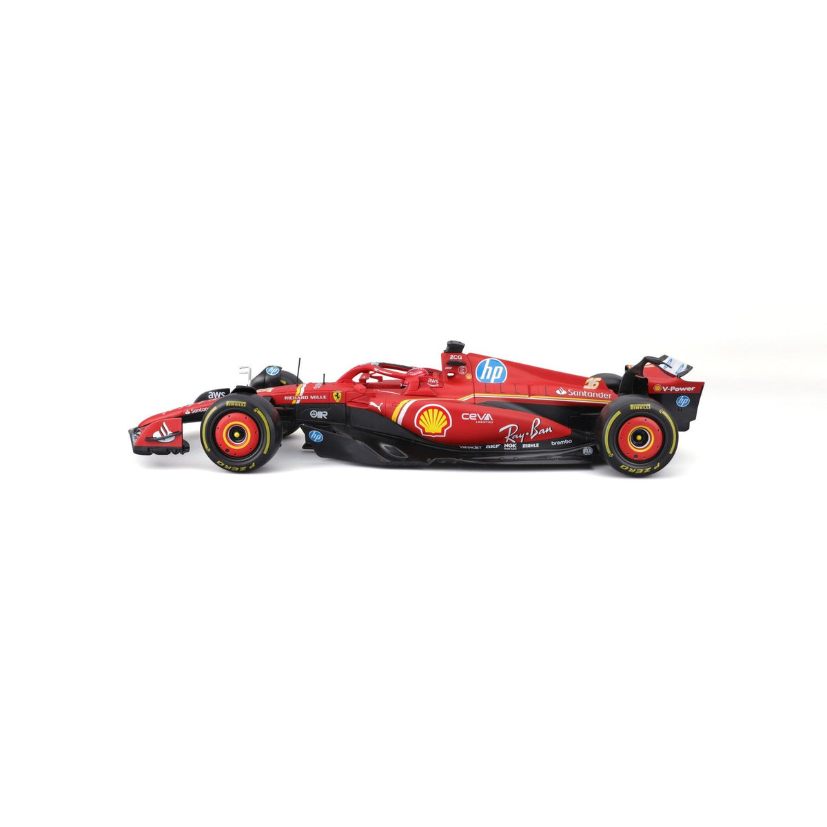 Race Ferrari Sf-24 2024 - Leclerc #16 escala 1:18