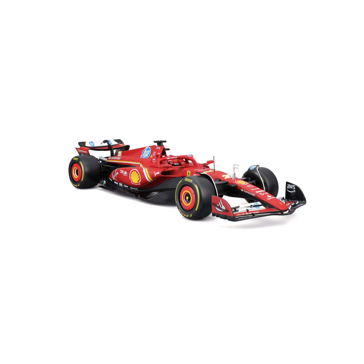Race Ferrari Sf-24 2024 - Leclerc #16 escala 1:18