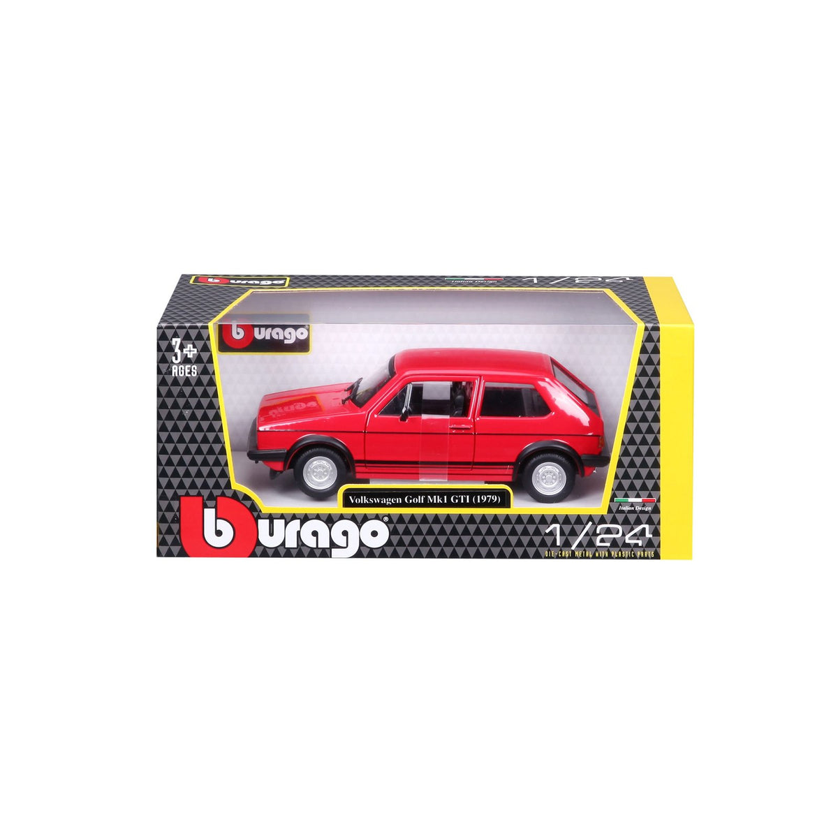 Volkswagen Golf Mk1 Gti 1979 a Escala 1:24 color rojo