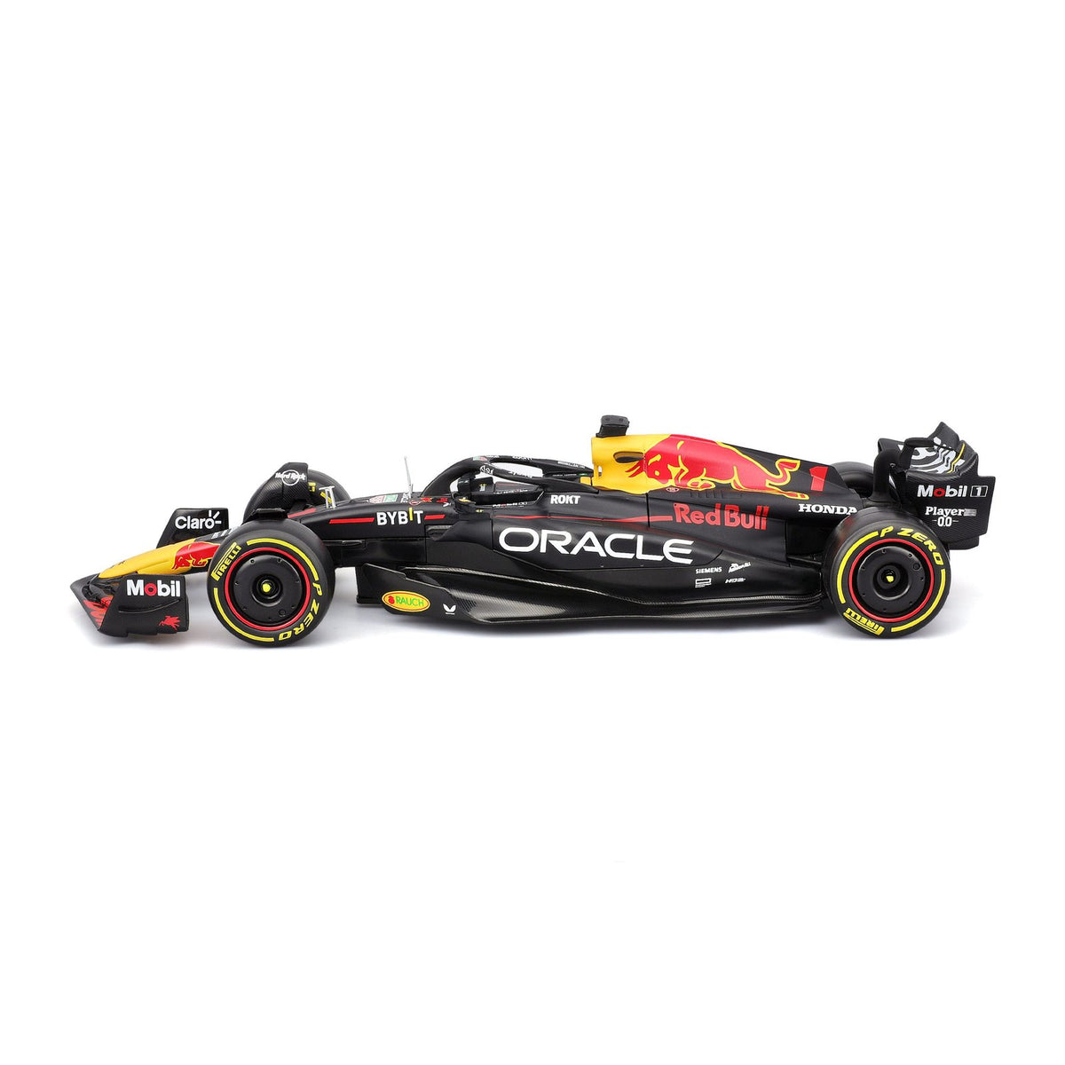 Race Oracle Red Bull RB19 2023 Formula 1 a Escala 1:24 con conductor Verstappen #1