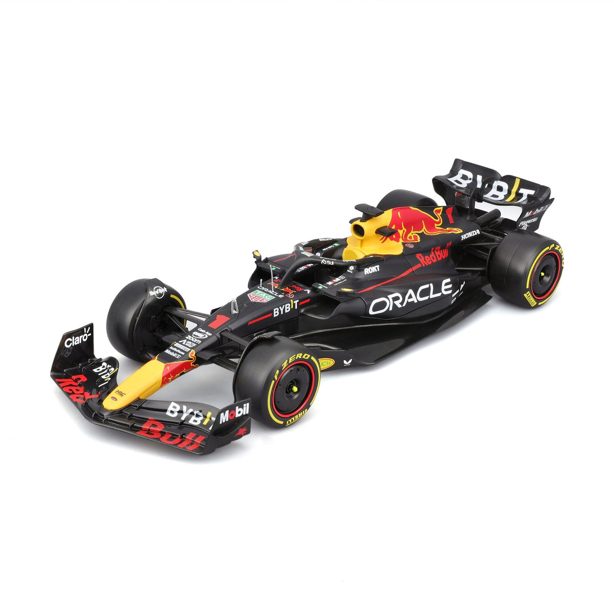 Race Oracle Red Bull RB19 2023 Formula 1 a Escala 1:24 con conductor Verstappen #1