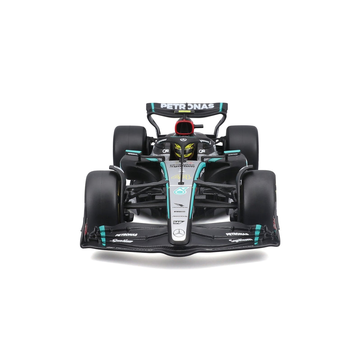 Race Mercedes-amg W15 2024 C/Casco Hamilton #44 Escala 1:24