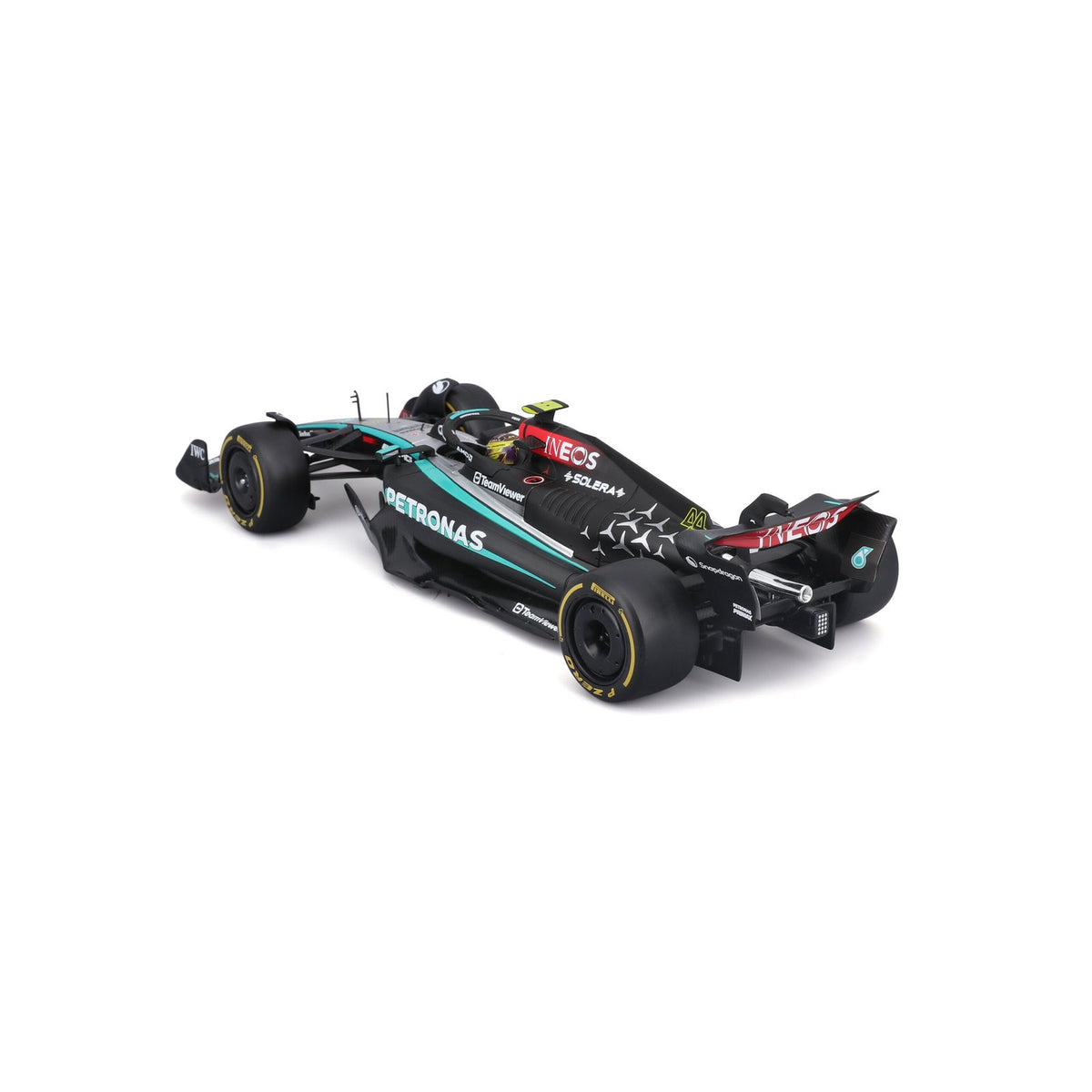Race Mercedes-amg W15 2024 C/Casco Hamilton #44 Escala 1:24