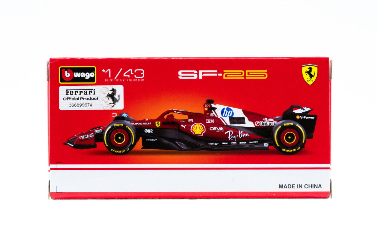 Race Ferrari SF-25 2025 Hamilton #44 Escala 1:43