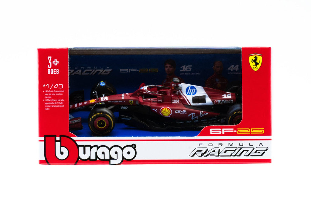 Race Ferrari SF-25 2025 Leclerc #16 Escala 1:43