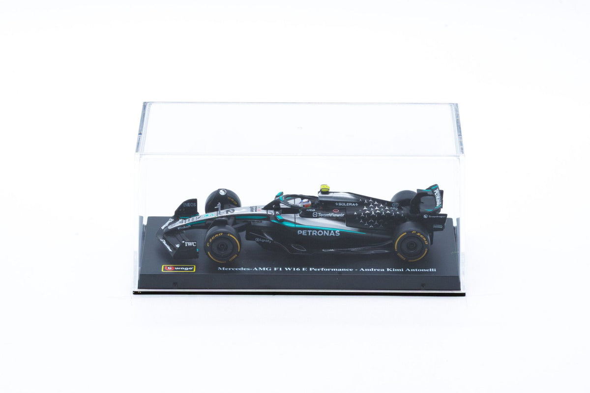 Race Mercedes-AMG W16 2025 con casco Antonelli #12 Escala 1:43