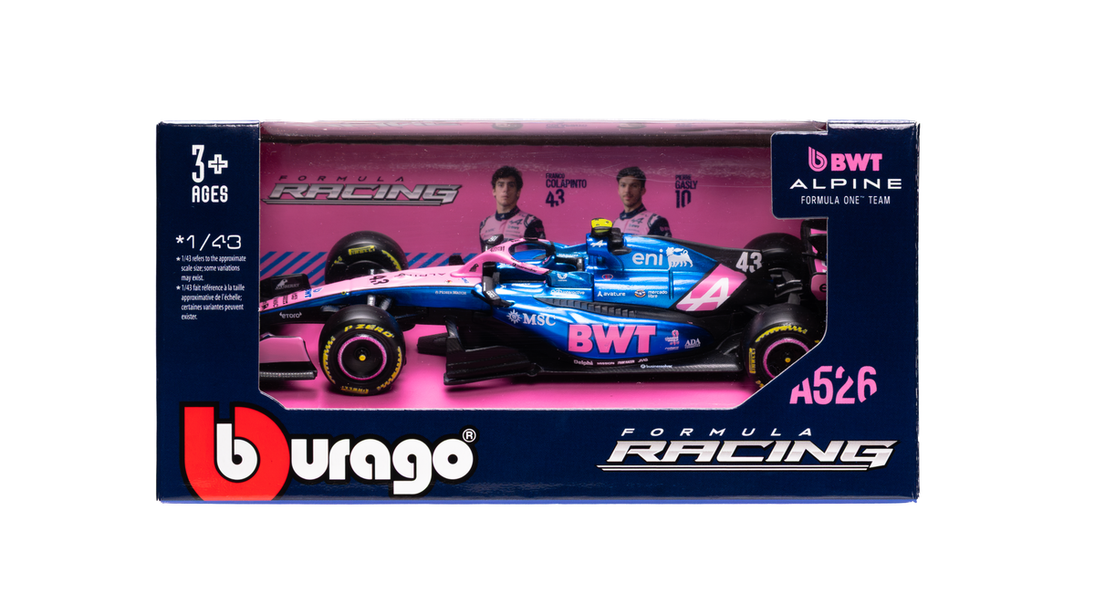 Race Formula 1 Alpine A526 (2026) Colapinto #43 A Escala 1:43