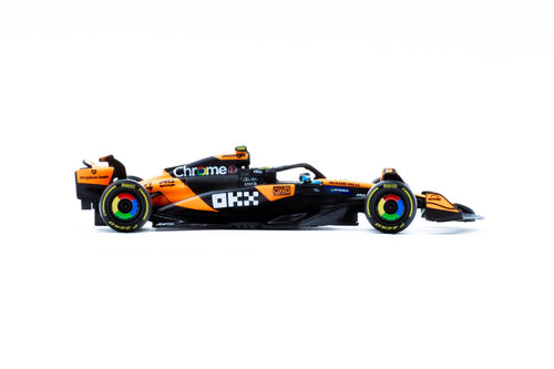 Race McLaren MCL39 2025 con casco Norris #4 Escala 1:43
