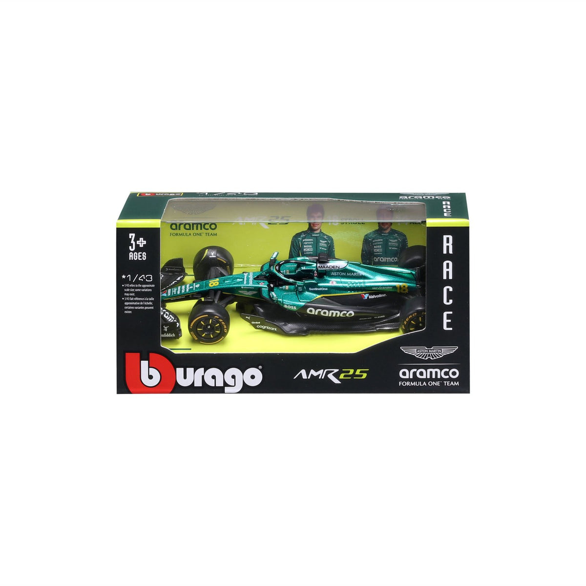 Race Aston Martin AMR25 2025 Stroll #18 Escala 1:43