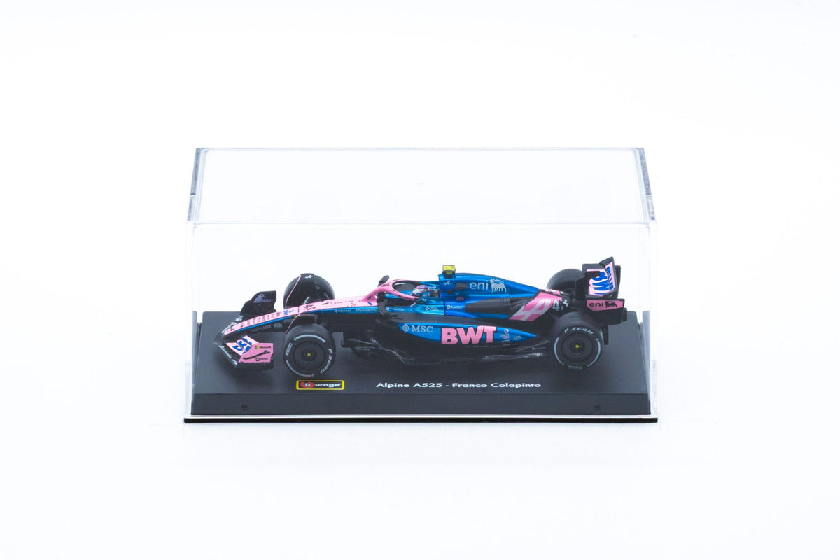 Race BWT Alpine F1 Team A525 2025 con casco Colapinto #43 Escala 1:43