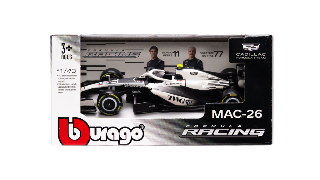 Race Formula Cadillac F1 (2026) Bottas #77 A Escala 1:43