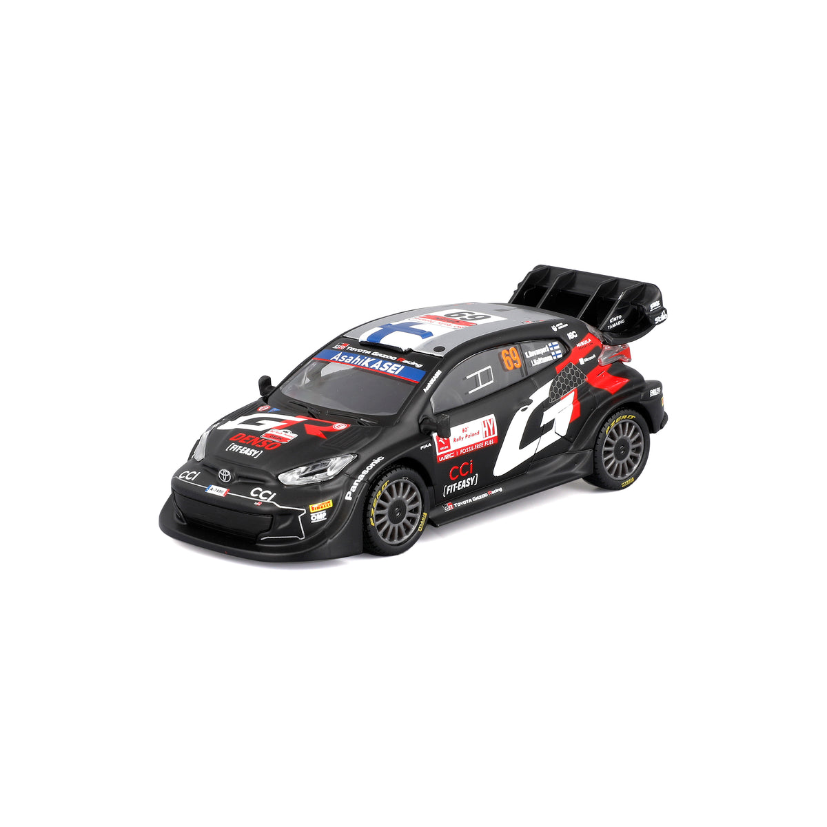 Toyota  Race GR Yaris 2024 Hybrid Rovanperä #69 A Escala 1:43