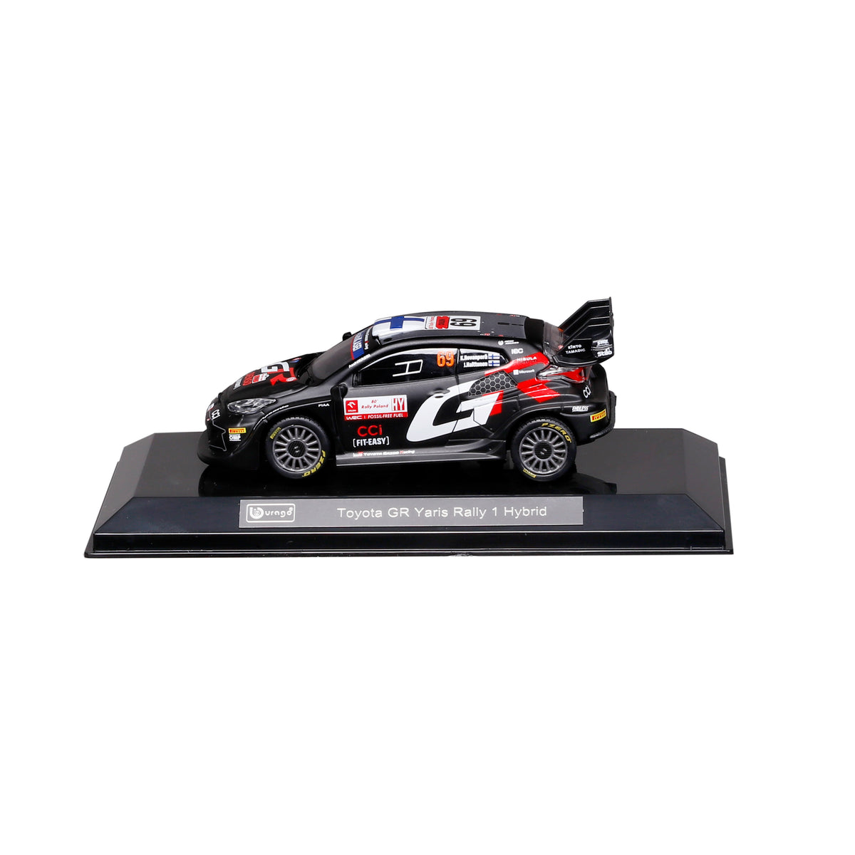Toyota  Race GR Yaris 2024 Hybrid Rovanperä #69 A Escala 1:43