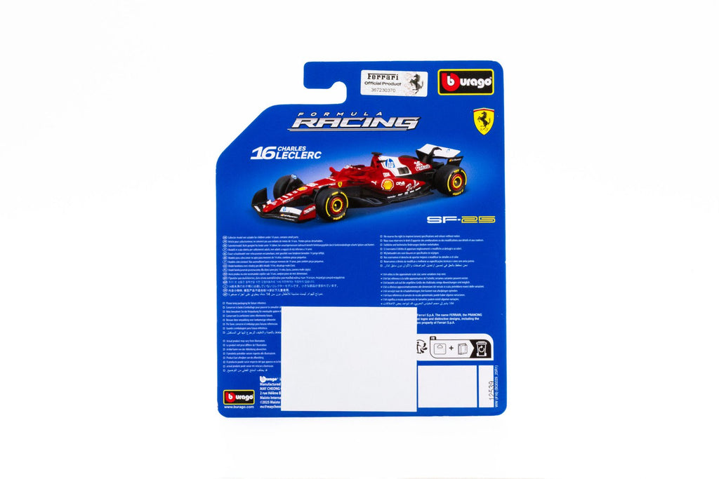 Race Ferrari SF-25 2025 Leclerc #16 Escala 1:64