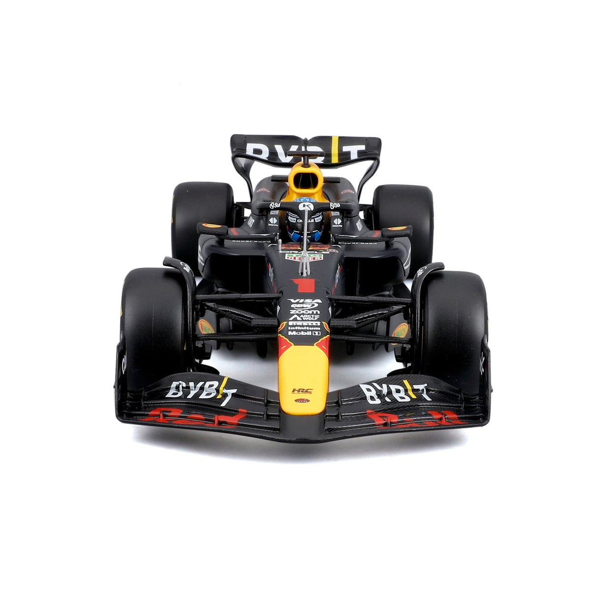 Race Oracle Rb20 2024  con casco Verstappen #1 Escala 1:24