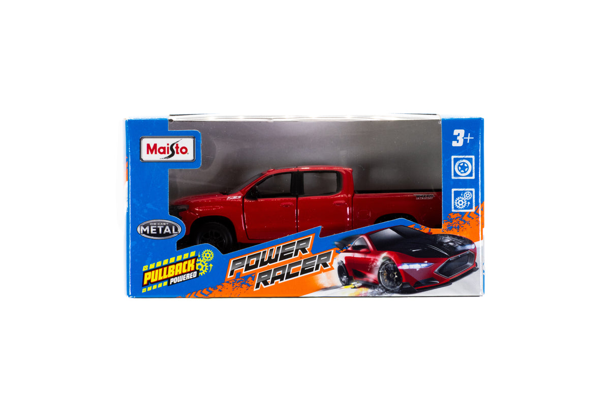 Chevrolet Silverado Z71 2019  Maisto Power Racer 4.5 pulgadas