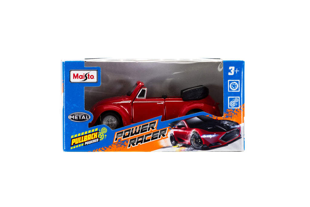 Volkswagen 1303 Cabriolet Maisto Power Racer 4.5 Pulgadas