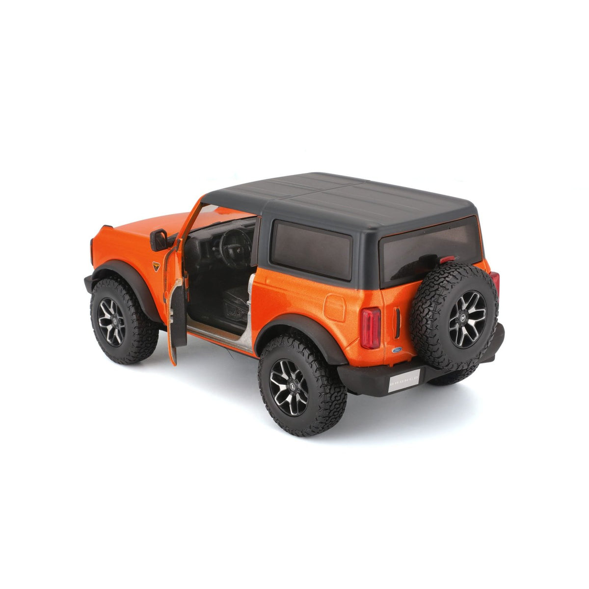 Ford Bronco Badlands 2 Dr. 2021 a Escala 1:24 color naranja