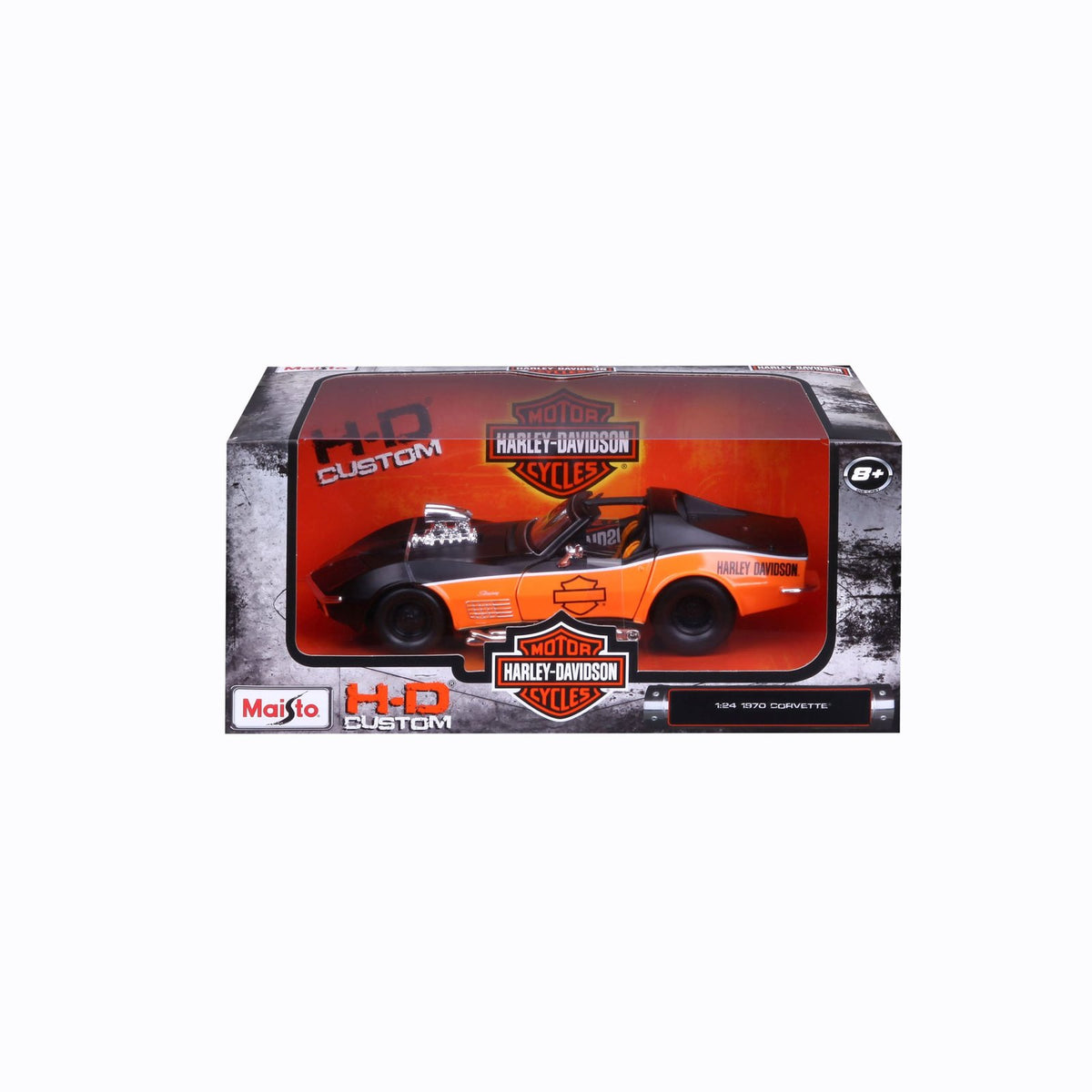 Chevy Corvette 1970 Edición Harley Davidson Escala 1:25