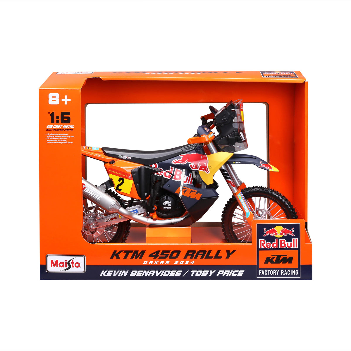Red Bull KTM 450 Rally Dakar (2024) Price #2 A Escala 1:6