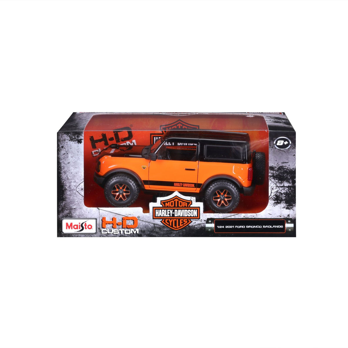 Ford Bronco 2021 Edición Harley Davidson Escala 1:24