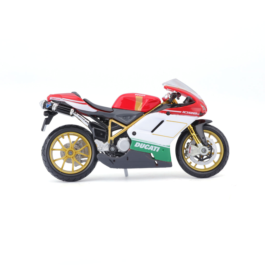 Ducati Maisto 1098 S Tricolre A Escala 1:18