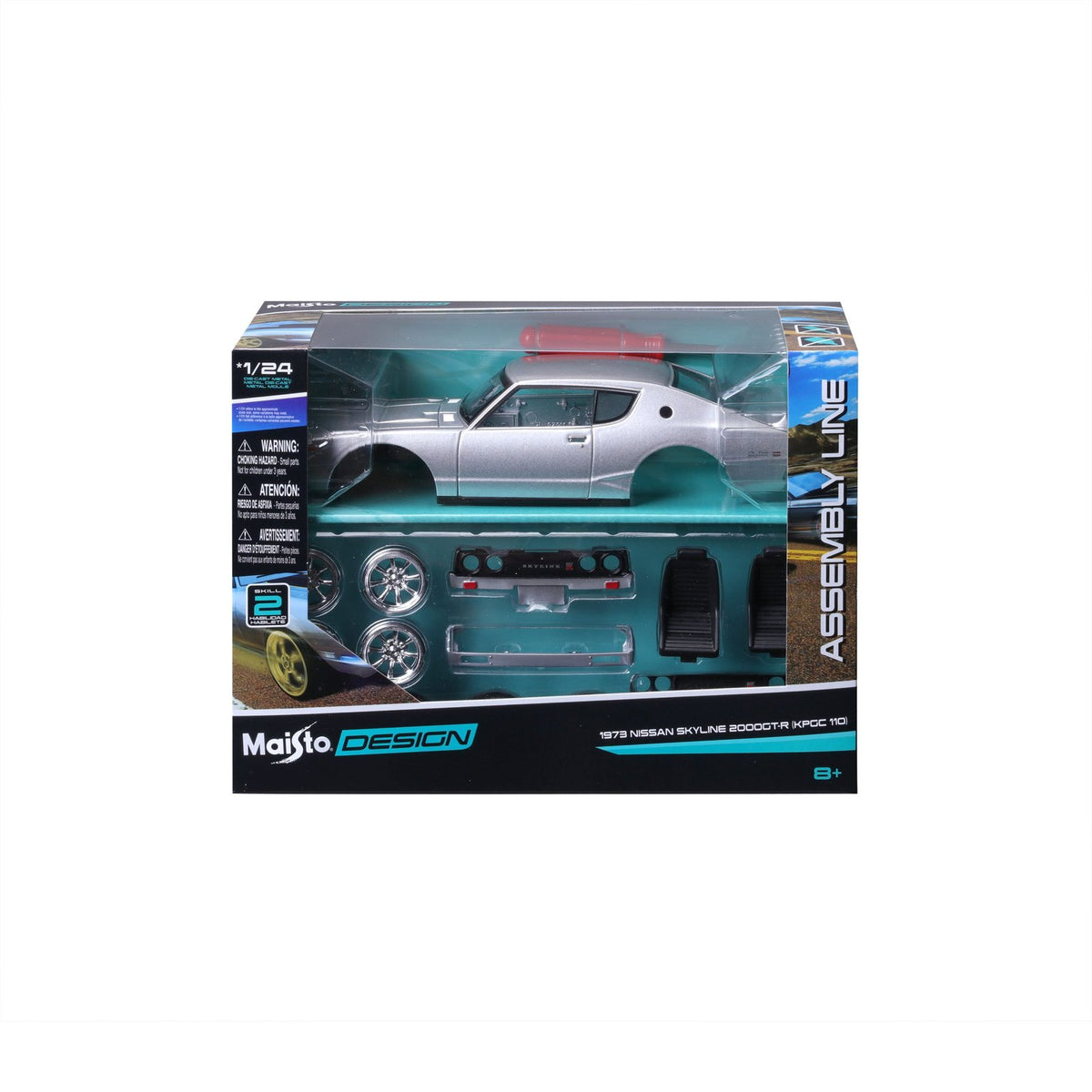 Nissan Skyline 2000gt-r 1973 - Assembly Line Escala 1:24