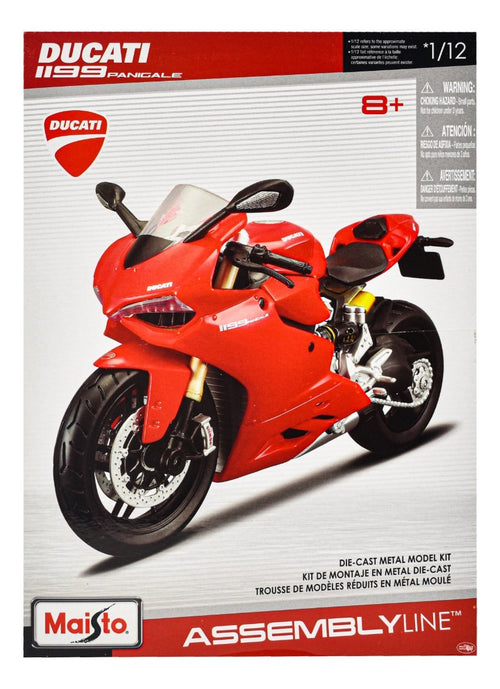 Assembly Motocicleta Ducati 1199 Panigle Escala 1:12 Maisto_0