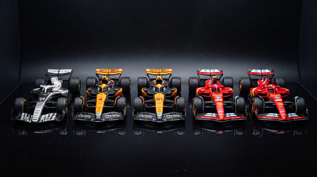 Bundle 5 Autos F1 Escala 1:43 | Checo, Norris, Piastri, Hamilton y Leclerc