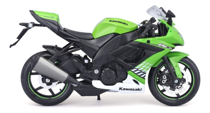 Maisto Mc Se Kawasaki Ninja Zx-10r Con Stand A Escala 1:12_1