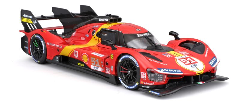 Burago Racing Ferrari 499p Lmh (2023) A Escala 1:24_1