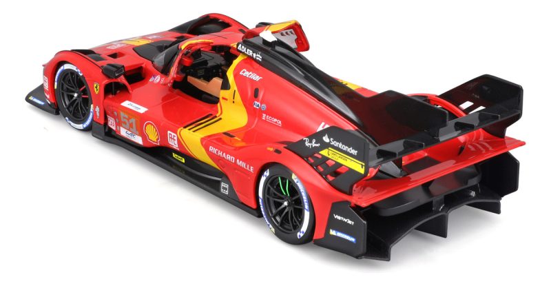 Burago Racing Ferrari 499p Lmh (2023) A Escala 1:24_4