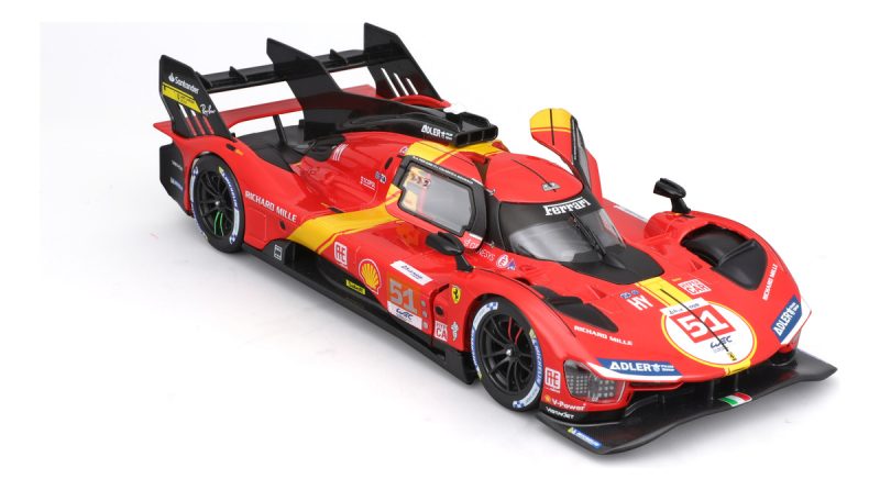 Burago Racing Ferrari 499p Lmh (2023) A Escala 1:24_5