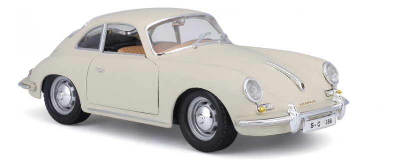 Burago Porsche 356b Coupé 1961 Ivory A Escala 1:24_1