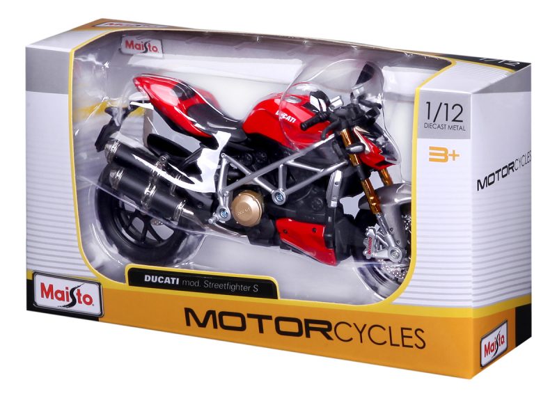 Maisto Motocicleta Ducati Streetfighter A Escala 1:12_6