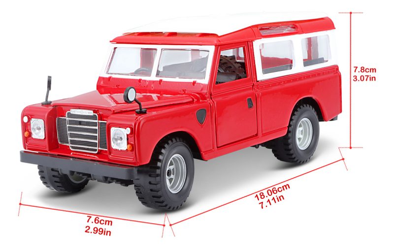 Burago Camioneta Land Rover Series Ii A Escala 1:25_6