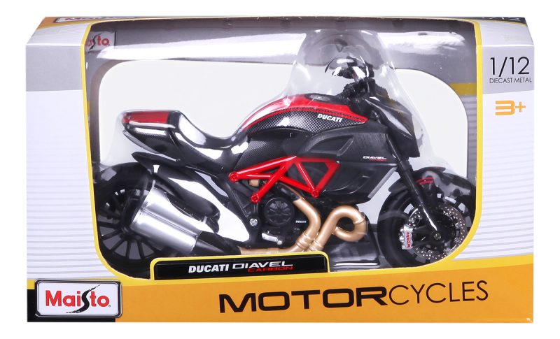 Maisto Motocicleta Ducati Diavel Carbon A Escala 1:12_6