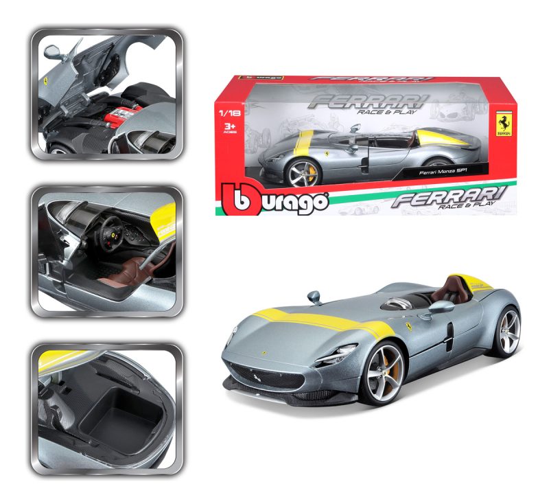 Burago Race&play Ferrari Monza Sp1 A Escala 1:18_7