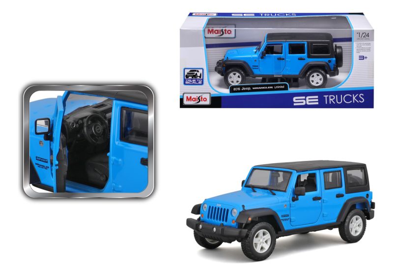 Maisto Se Trucks 2015 Jeep Wrangler Unlimited A Escala 1:24_2