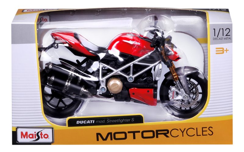 Maisto Motocicleta Ducati Streetfighter A Escala 1:12_7