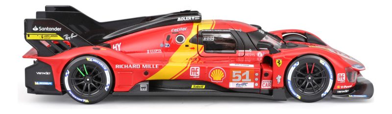 Burago Racing Ferrari 499p Lmh (2023) A Escala 1:24_2