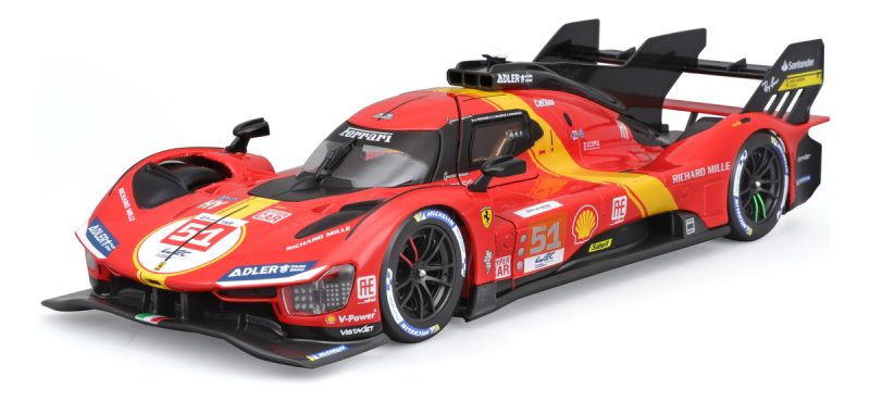 Burago Racing Ferrari 499p Lmh (2023) A Escala 1:24_0